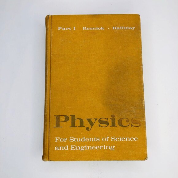 PHYSICS For Students Of Science and Engineering Part 1 By Pro Resnick & Halliday - Picture 1 of 8